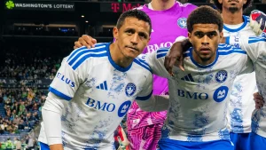 Alexis Sánchez participa en la jugada del gol de Montreal ante Seattle