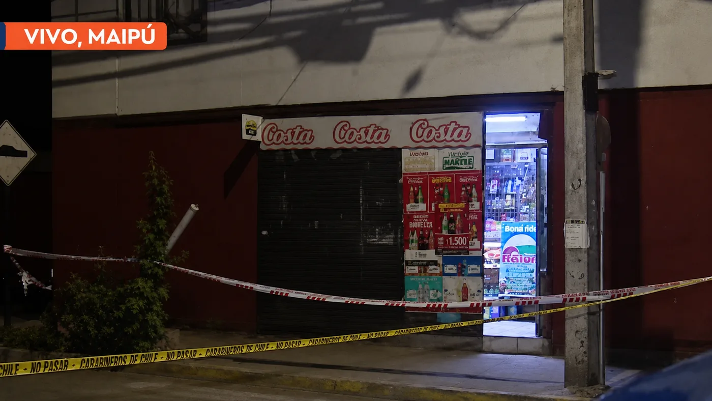 Excarabinero quedó herido tras enfrentamiento armado durante asalto a su minimarket en Maipú