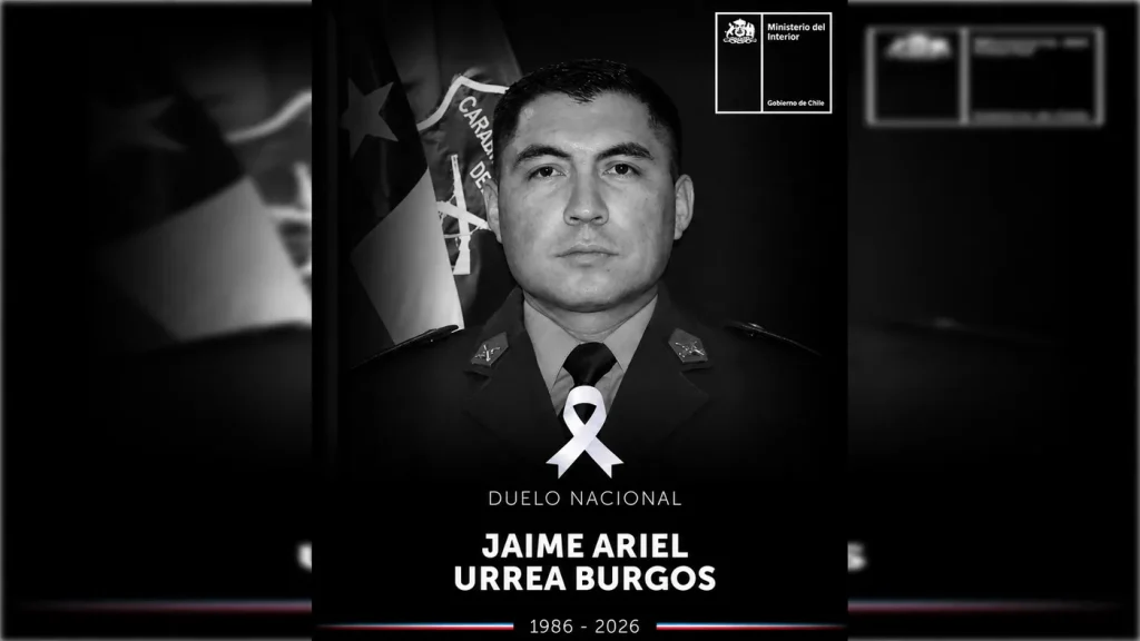 Gobierno establece duelo nacional por muerte de sargento de Carabineros en Quilleco