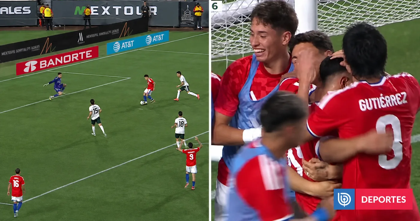 Pizarro apareció como delantero y marcó el segundo de Chile ante México