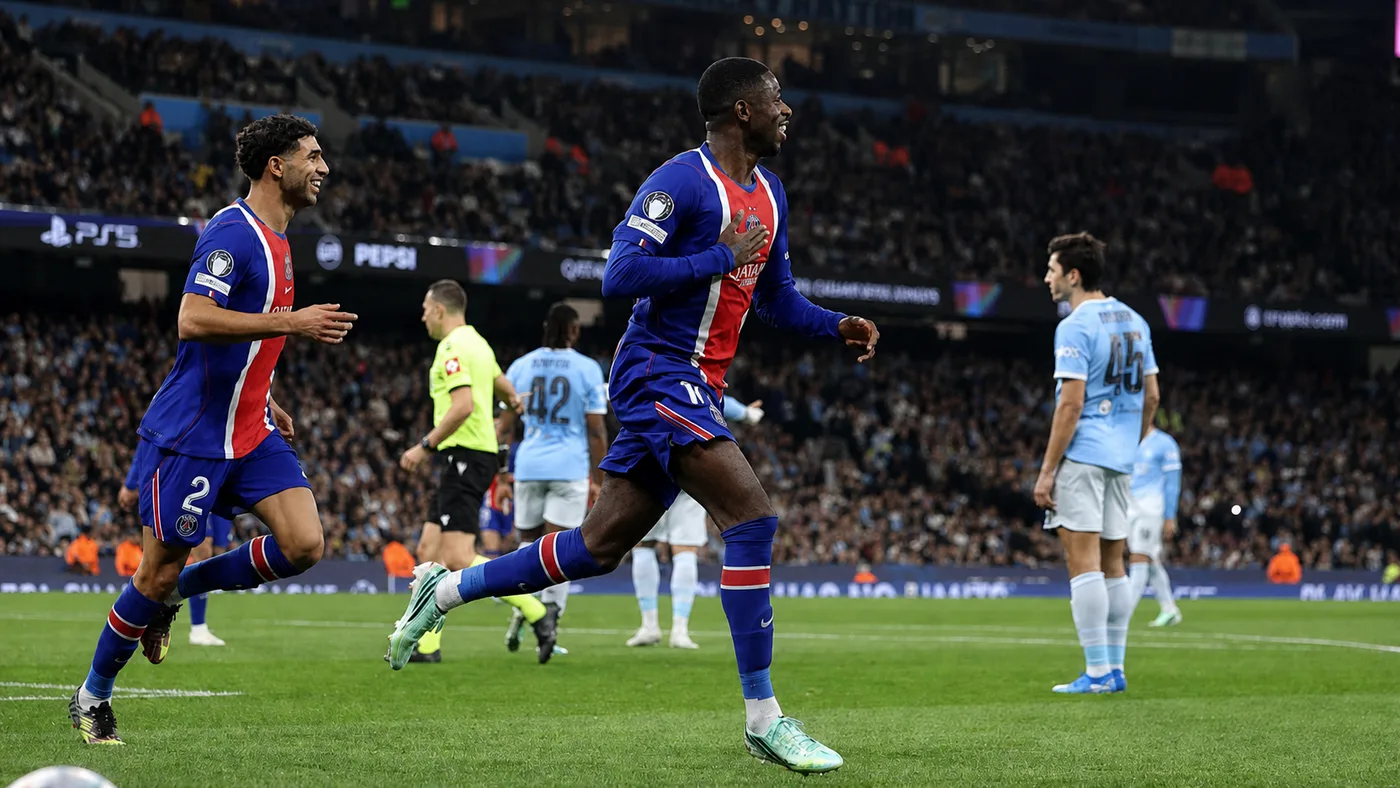PSG golpea fuerte al Manchester City y queda líder de la Champions