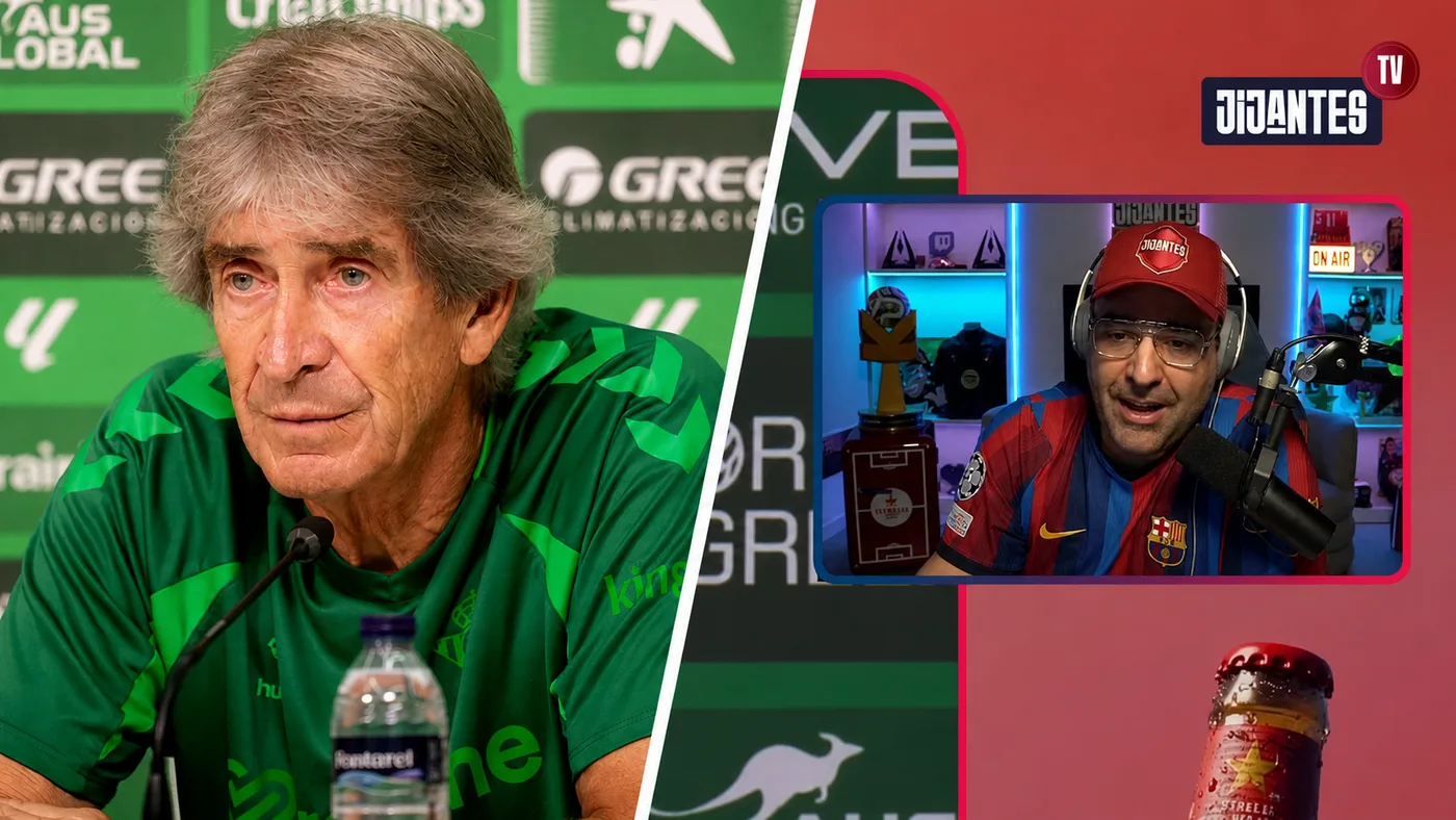 Streamer español arremete contra Manuel Pellegrini tras sus críticas al arbitraje